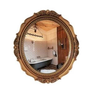American style copper mirror
