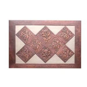 Copper wall tiles