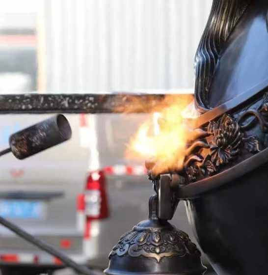 bronze sculpture the whole process of supply